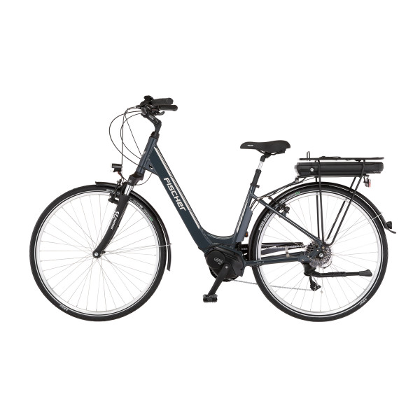 FISCHER City E-Bike Cita 1.5 grau RH 44 cm 28 Zoll 522 Wh Mittelmotor Cityrad