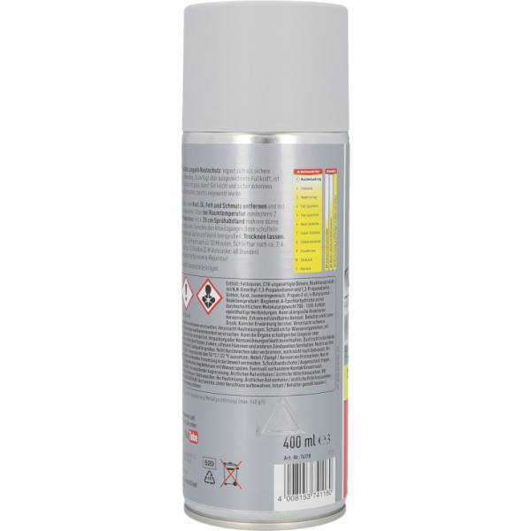 NIGRIN Langzeit- Rostschutz Spray Grundierung Auto Kfz 400ml Rostschutzspray