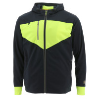 CAT Kapuzenjacke Triton Navy-Gelb 2XL