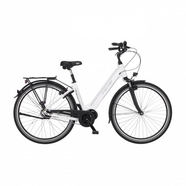 FISCHER City E-Bike CITA 3.1i - 504 Wh, 28 Zoll, RH 44 cm, Weiß matt (Generalüberholt)