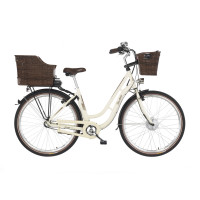 FISCHER City E-Bike CITA ER 1804 - elfenbein glänzend, 28 Zoll, RH 48 cm, 317 Wh