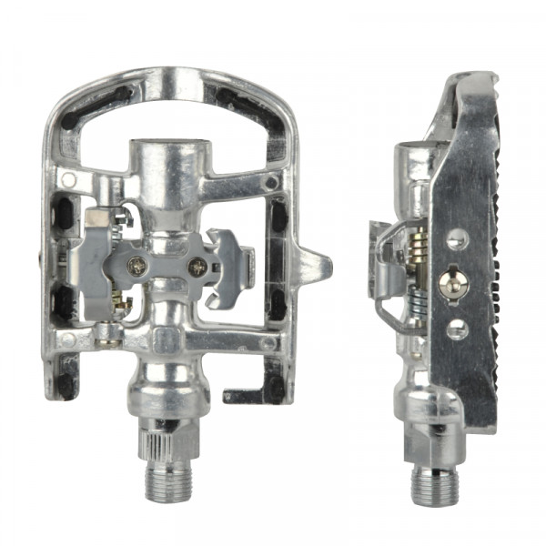 FISCHER Pedale Aluminum Halb-Clippless Antirutsch & Klicksystem