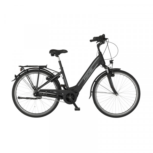 FISCHER City E-Bike CITA 4.1i, schwarz matt, 28 Zoll, RH 44 cm , 504 Wh