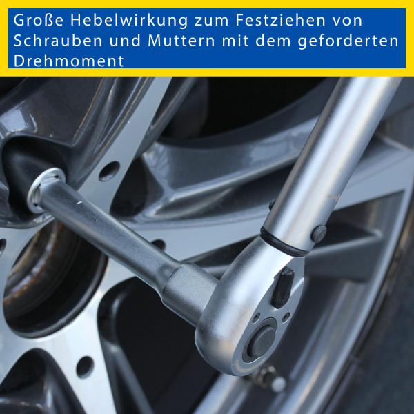 GOODYEAR Radwechsel-Set 6 tlg. Drehmomentschlüssel Umschaltknarre Steckschlüssel