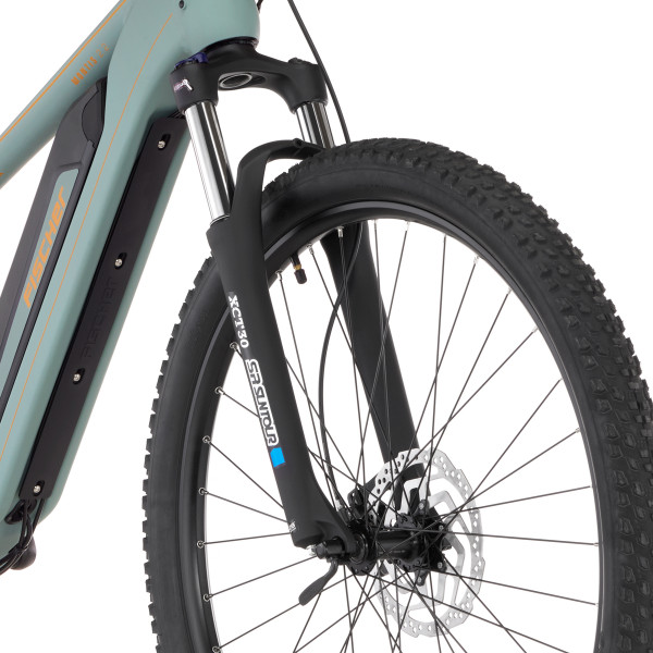 FISCHER MTB E-Bike MONTIS 2.2 ACTIVE Piniengrün matt, 29 Zoll, RH 49 cm, 688 Wh