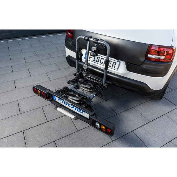 Kupplungs Fahrradträger FISCHER ProlineEvo Heckträger für 2 Fahrräder E-Bikes