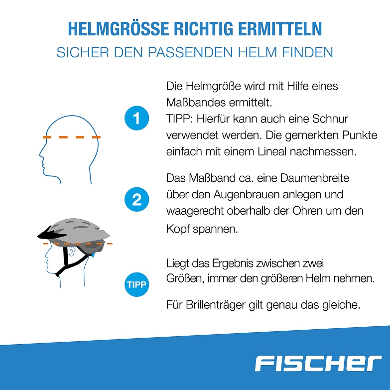 FISCHER Fahrrad-Helm Arrow S/M Größe 