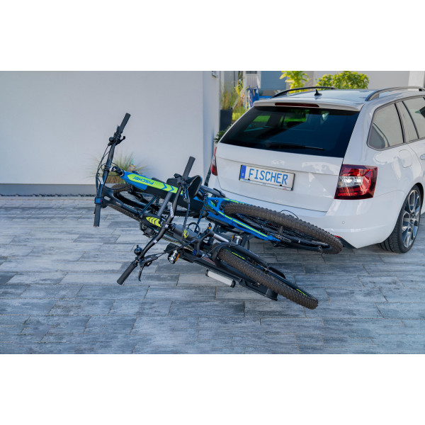 Kupplungs Fahrradträger FISCHER ProlineEvo2 Heckträger für 2 Fahrräder E-Bikes
