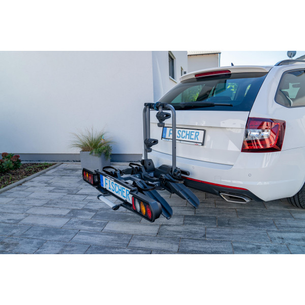 Kupplungs Fahrradträger FISCHER ProlineEvo Heckträger für 2 Fahrräder E-Bikes