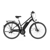 FISCHER Trekking E-Bike VIATOR ETD 2206 - schwarz matt, 28 Zoll, RH 44 cm, 422 Wh, Generalüberholt