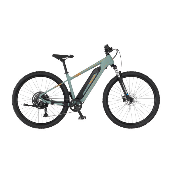 FISCHER MTB E-Bike MONTIS 2.2 ACTIVE Piniengrün matt, 29 Zoll, RH 49 cm, 688 Wh