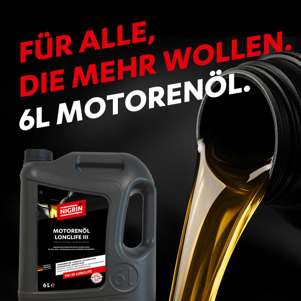 Motoröl 5W-30 NIGRIN Motorenöl LongLife III 6l