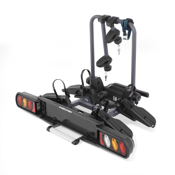 Kupplungs Fahrradträger FISCHER ProlineEvo Heckträger für 2 Fahrräder E-Bikes