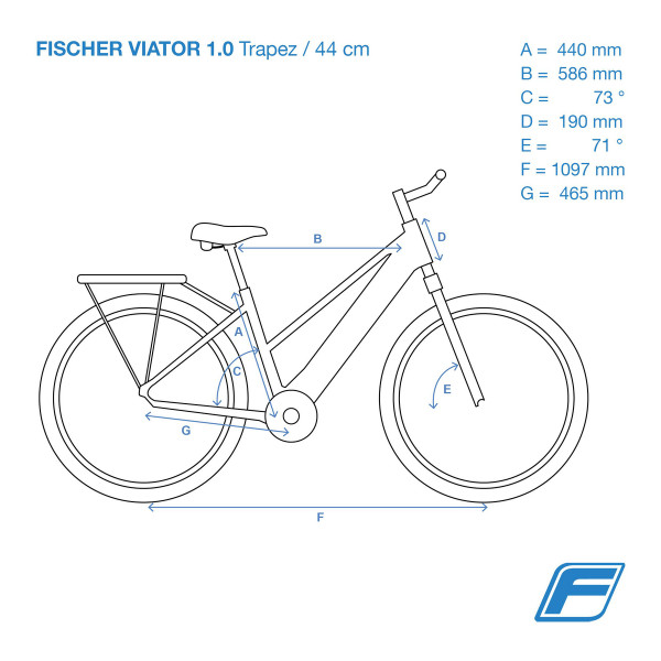 FISCHER Trekking E-Bike VIATOR ETH 2222