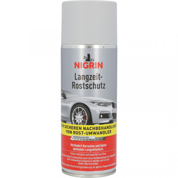 NIGRIN Langzeit- Rostschutz Spray Grundierung Auto Kfz 400ml Rostschutzspray