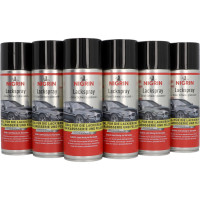 NIGRIN Lack-Spray Color schwarz glänzend 6x 400ml