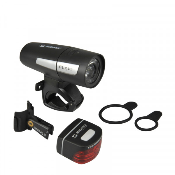 SIGMA Batterie Beleuchtungsset FL910 Cuberider